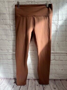 Fabletics Shimmer Brown Leggings Size Medium